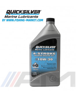 QUICKSILVER 4-Stroke Outboard Oil 10W30 - Моторно масло за 4-тактов извънбордов двигател - 1 л.